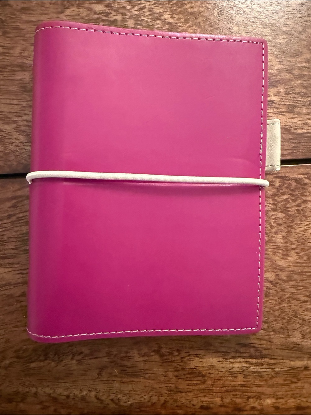 Filofax “DOMINO” Personal Pocket Organizer in Magenta